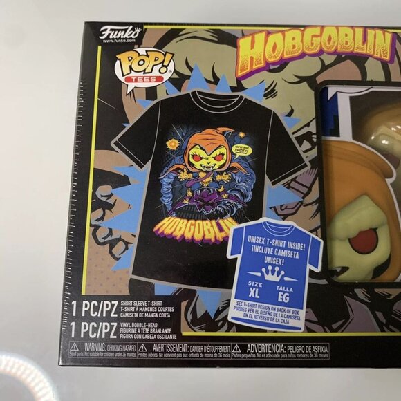 Funko Pop & Tee Marvel Hobgoblin Glow in the Dark Size XL T-Shirt New Sealed - Picture 2 of 9